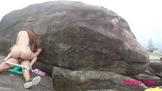 Diễn viên, David Fox tình dục không bao cao su trên bãi biển